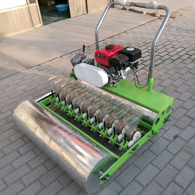 Customized 10 rows vegetable planter machine, gasoline 8 rows onion plant, carrot planting machine