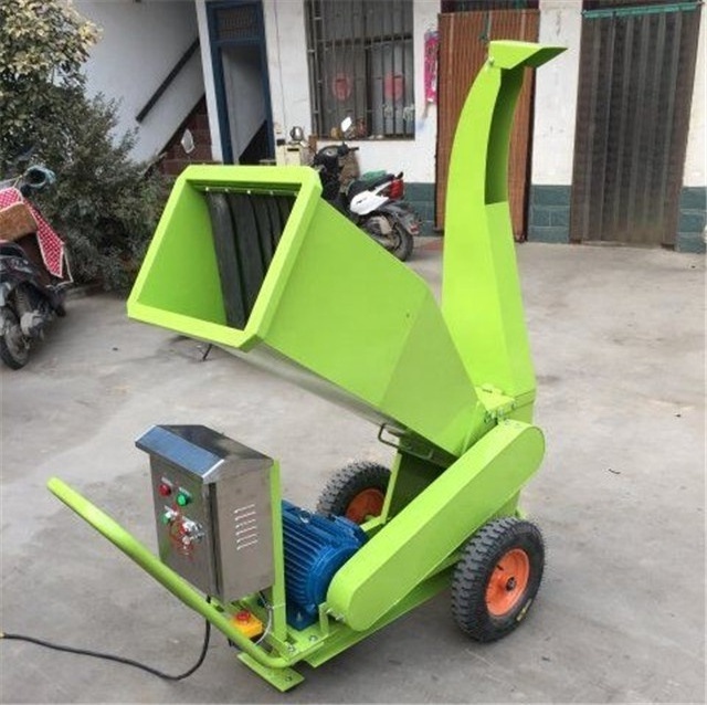 forest waste tree branch crusher wood grinding machine