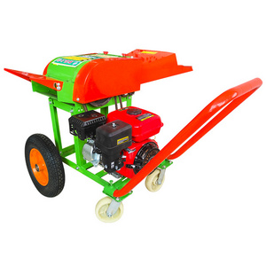 Gasoline/diesel/electric engine farm use chaff cutter machine, chopper fodder cutting machinery