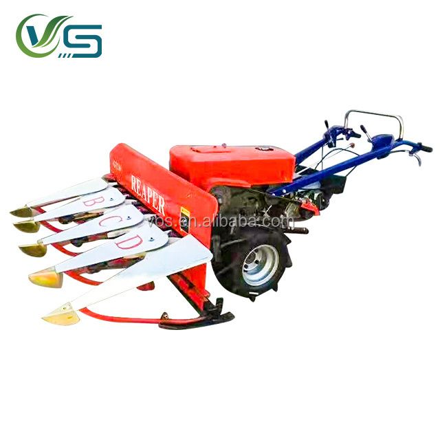 Rice and wheat harvester/wheat rice cutter harvester/wheat reaping binding machine