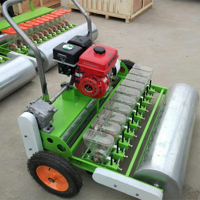 Customized 10 rows vegetable planter machine, gasoline 8 rows onion plant, carrot planting machine