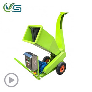 forest waste tree branch crusher wood grinding machine