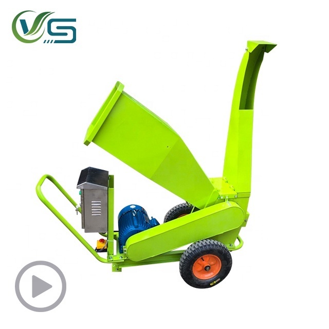 forest waste tree branch crusher wood grinding machine