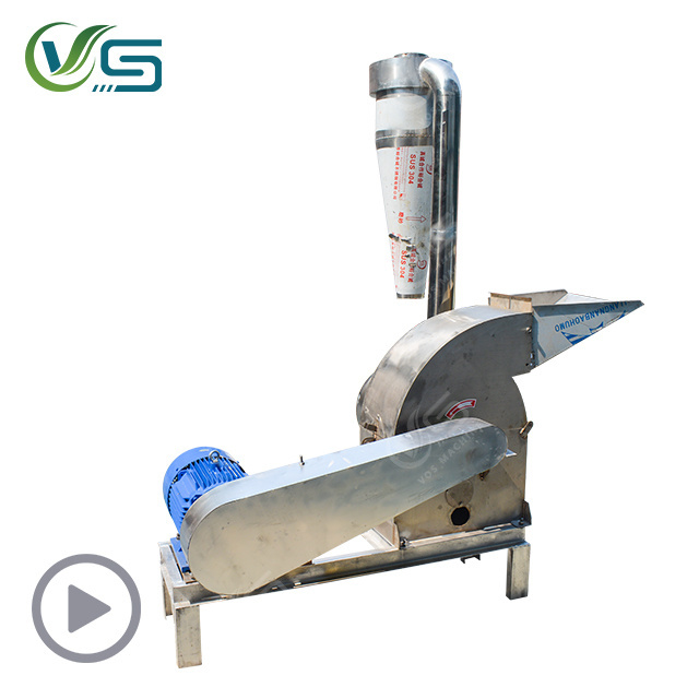 Stainless steel industrial fine powder grinder/grain seed hammer mill/rice crusher machine