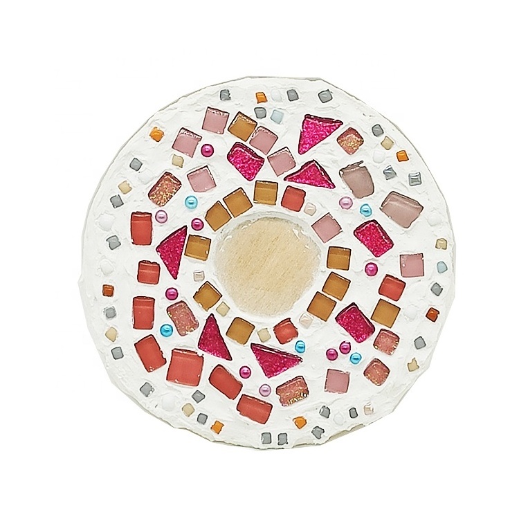 Wholesale children's mosaic craft kits colorful gems mosaics