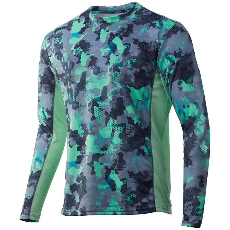 Custom Women Designs Polyester Performance Sublimation Blank Long Sleeve Fishing Jerseys Men