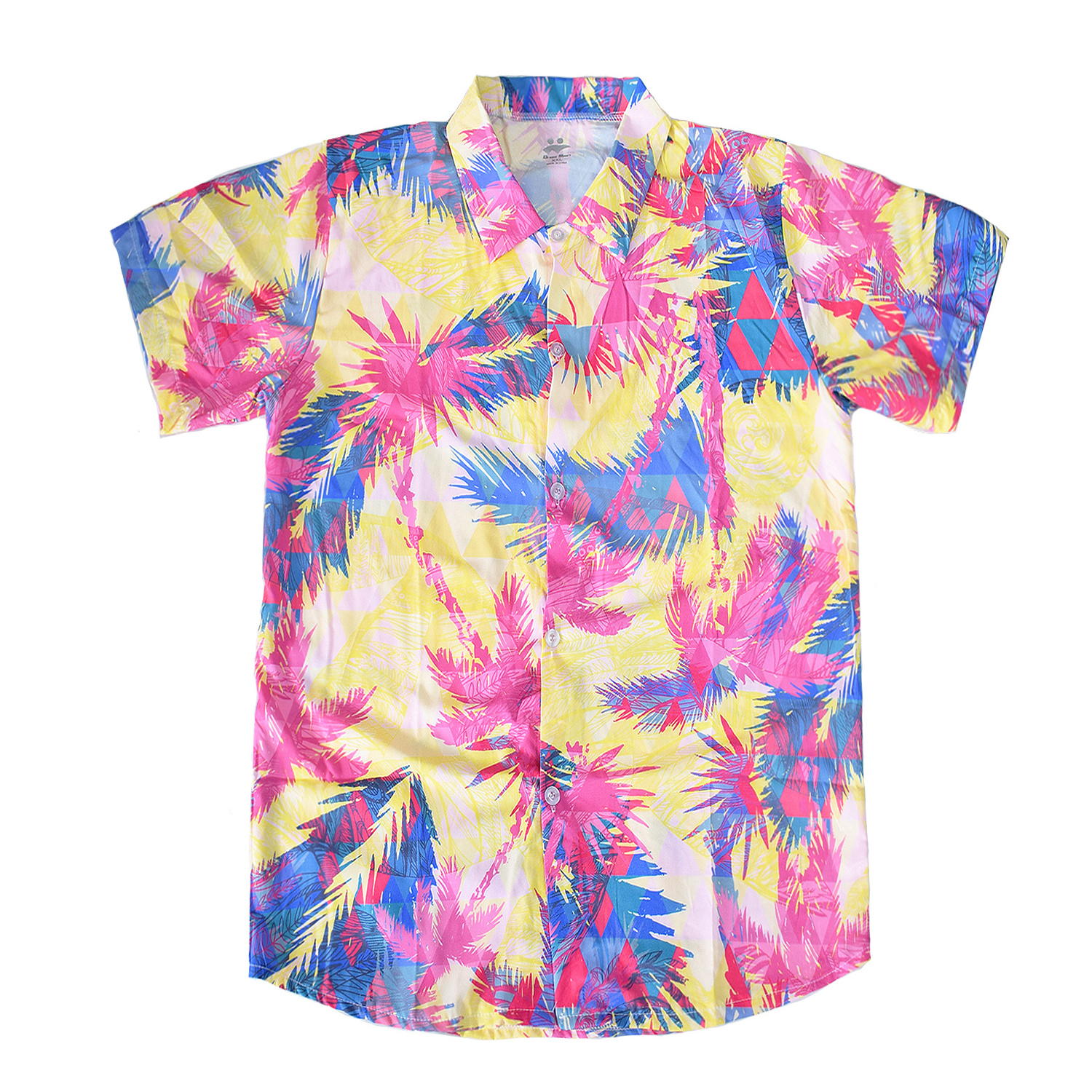 Custom Sublimated 4 way stretch button down  Aloha shirt shorts Casual Summer Beach Full printing UPF50  Hawaiian Shirts