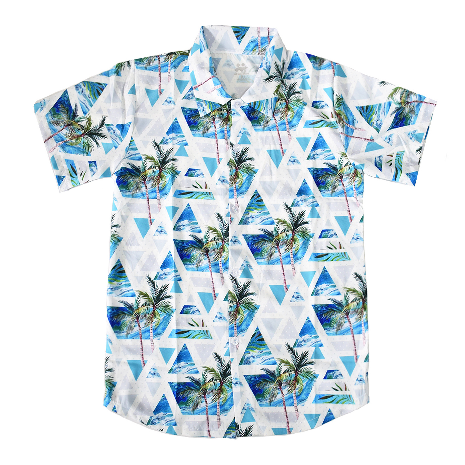 Custom Sublimated 4 way stretch button down  Aloha shirt shorts Casual Summer Beach Full printing UPF50  Hawaiian Shirts