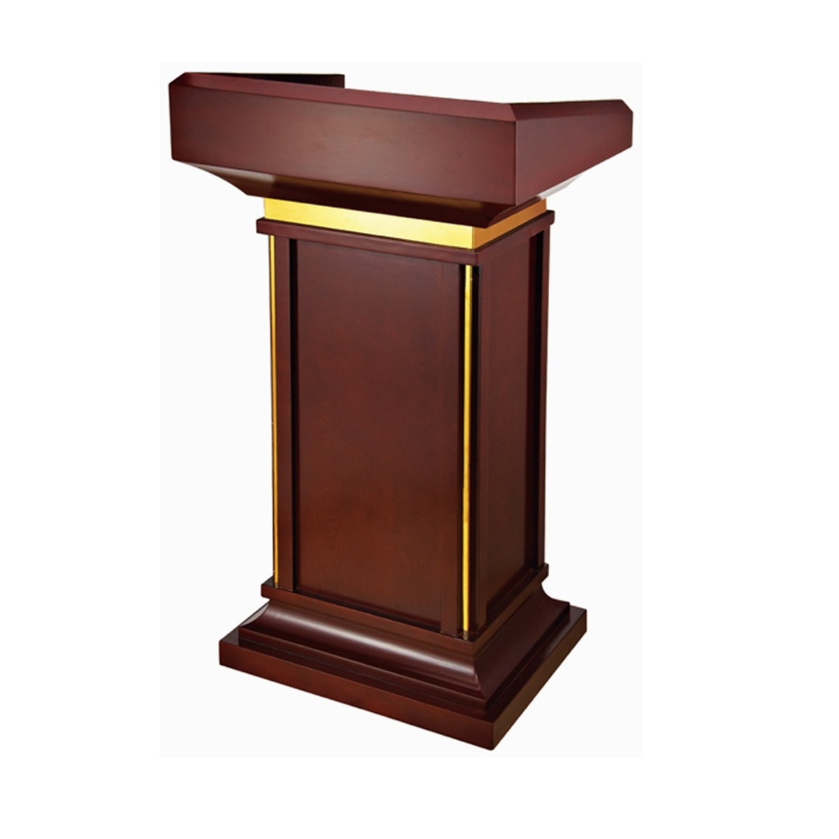 professional design speech podium Hotel wooden lectern pulpit/ rostrum