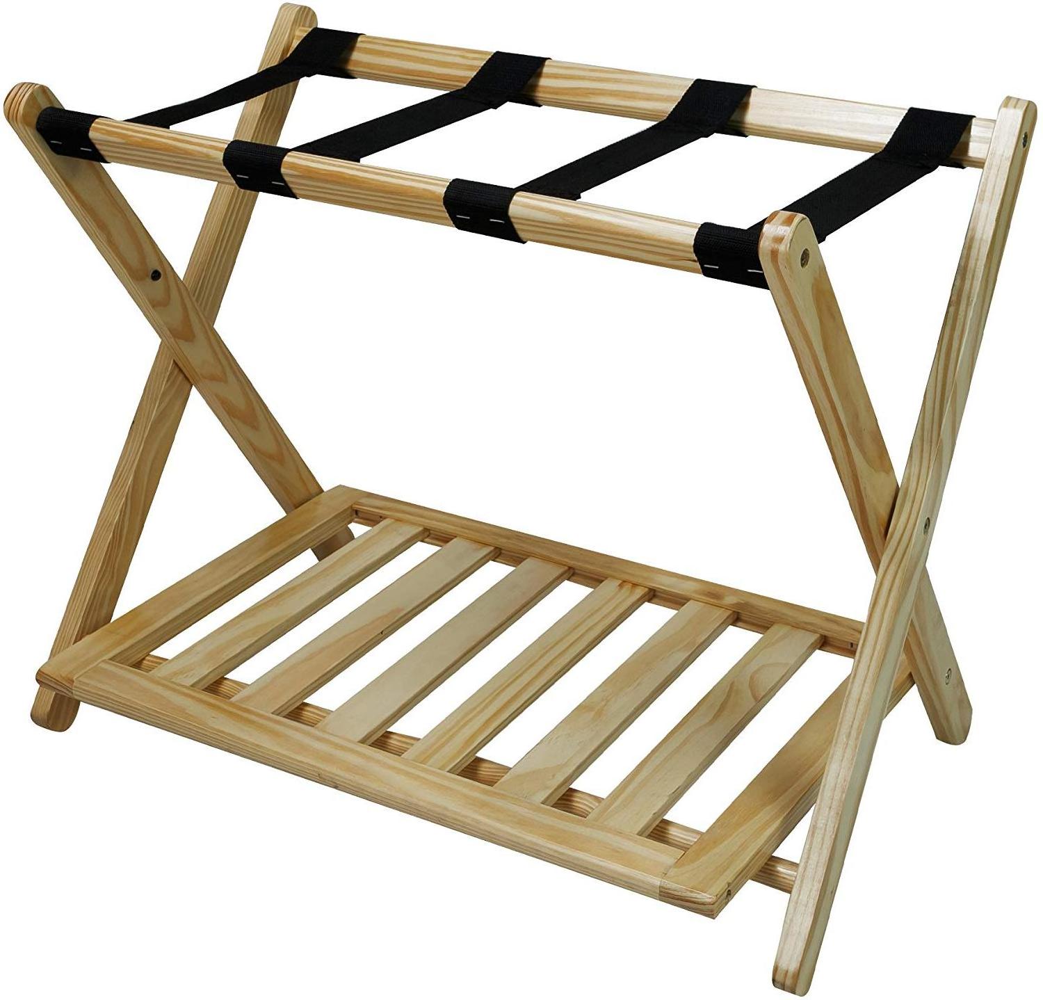 China Supplier Custom Made Wooden hotels Guest Room Suitcase Stand Baggage Holder Folding Luggage Rack for bedroom