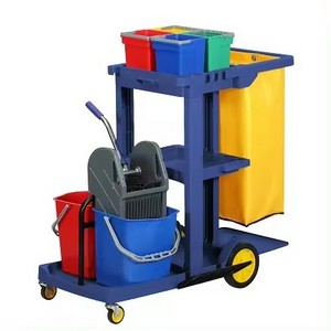 Guestroom Cleaning Trolley Hotel Aluminium Housekeeping Maid Cart