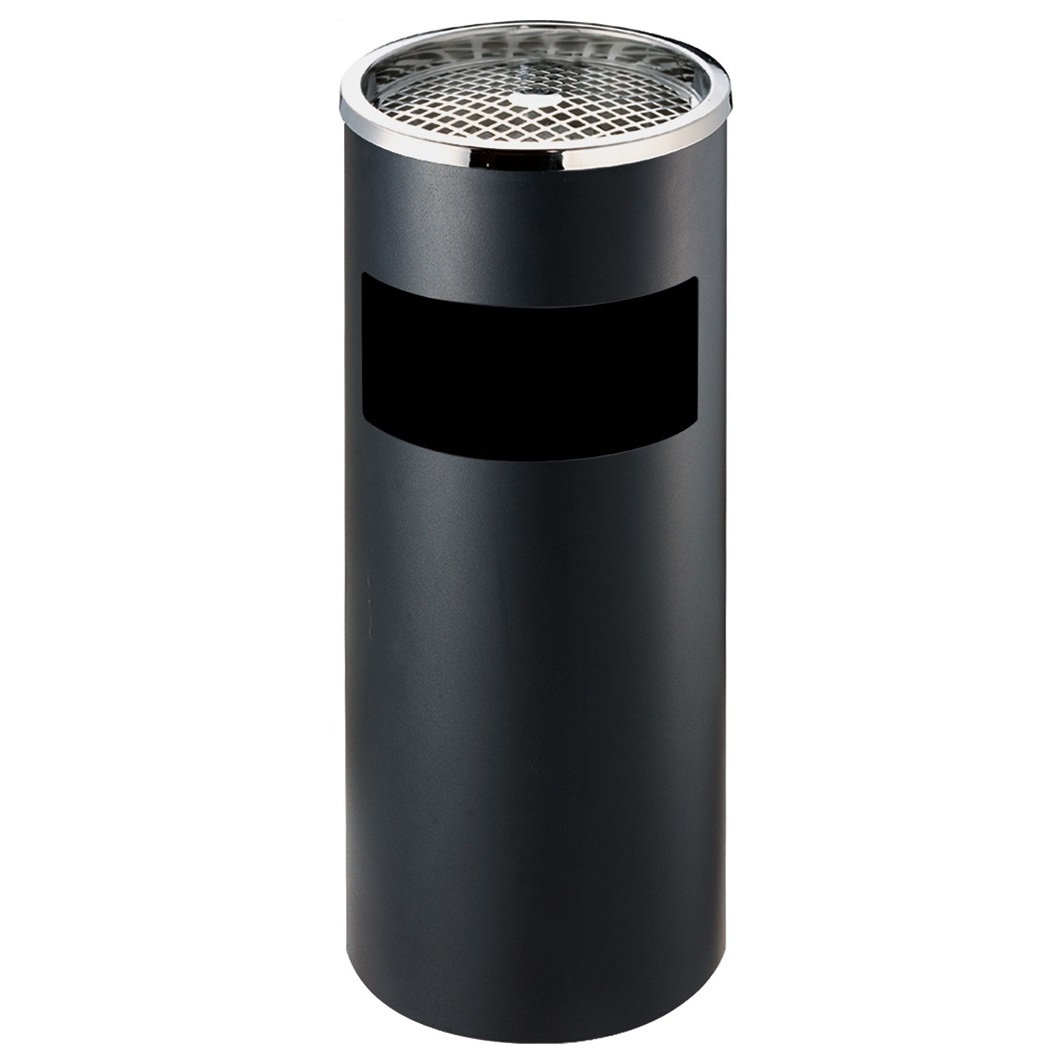 Outdoor and Indoor Stainless Steel Recycle Dustbin/lobby Trash can/Standing Waste bin