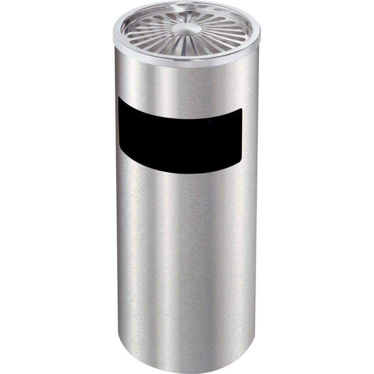 Outdoor and Indoor Stainless Steel Recycle Dustbin/lobby Trash can/Standing Waste bin