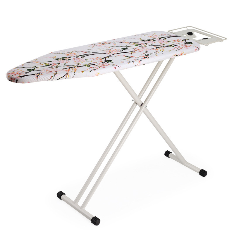 Custom Adjustable Hotel Foldable Ironing Board With Iron Rest Sleeve Folding Iron Board Heat Resistant Fabric Cover