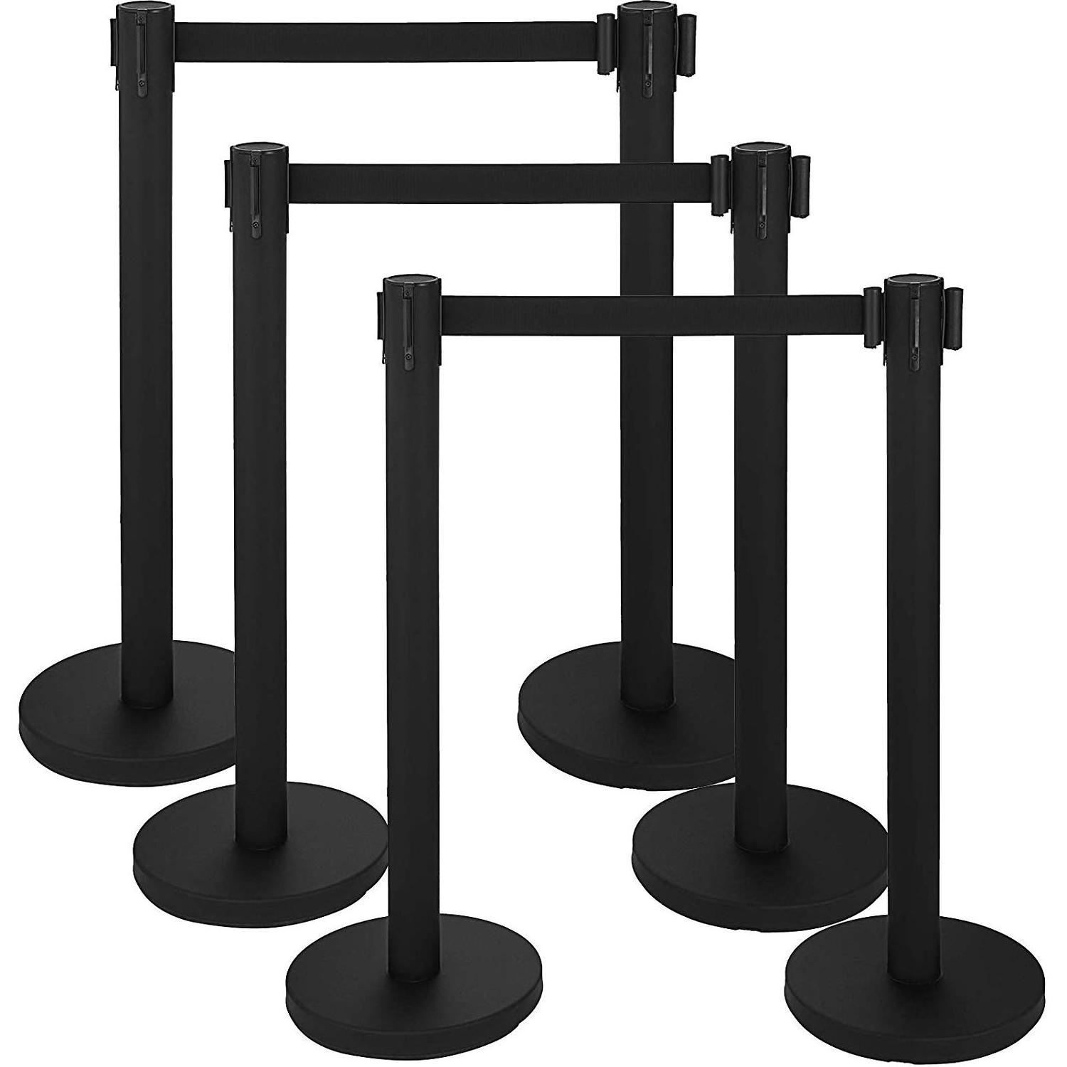 Stainless Steel Q Manager queue line Crowd Control Barrier Retractable Belt Traffic Barrier Queue Stand