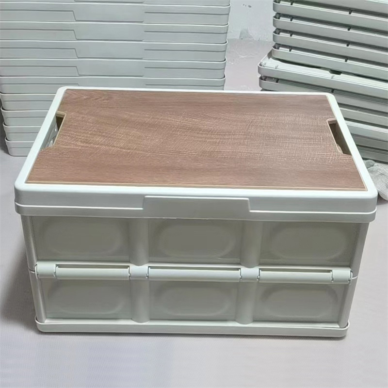 Wholesale Plastic Acrylic Organizer Folding Car Storage Boxes Other Bins Foldable Shoe Box Storage