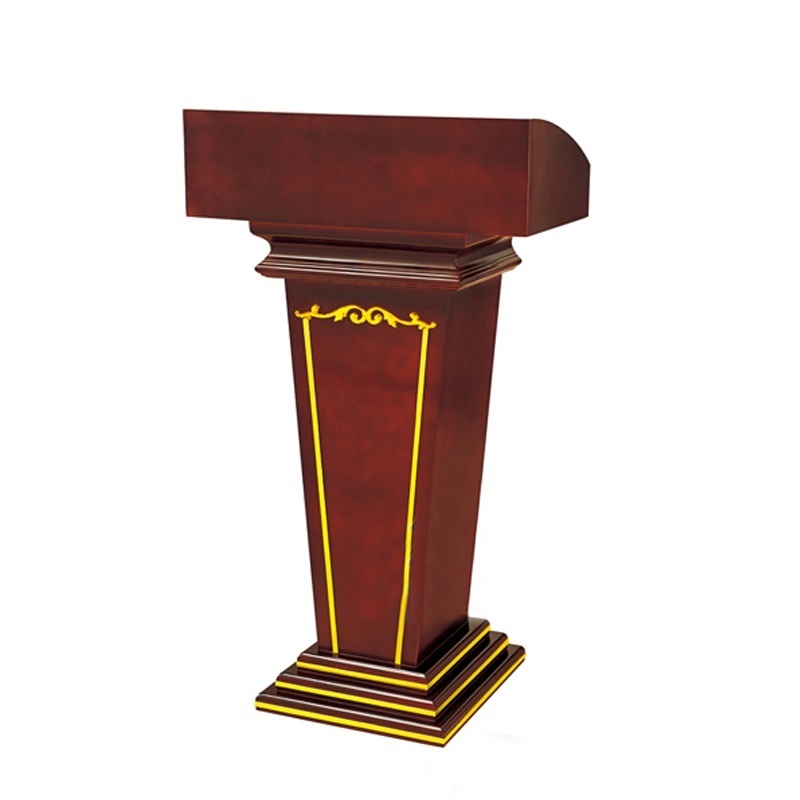 professional design speech podium Hotel wooden lectern pulpit/ rostrum