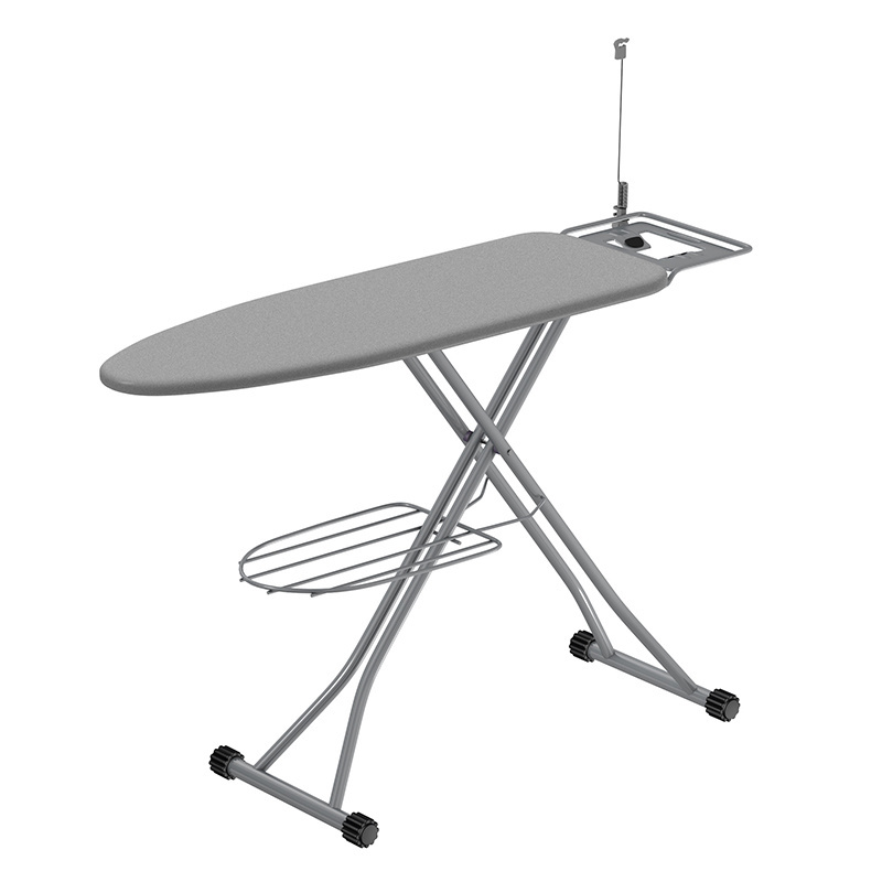 Custom Adjustable Hotel Foldable Ironing Board With Iron Rest Sleeve Folding Iron Board Heat Resistant Fabric Cover