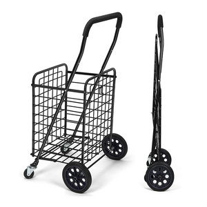 High Quality Cheap Folding Shopping Cart Trolley Bag with Wheels for Elderly