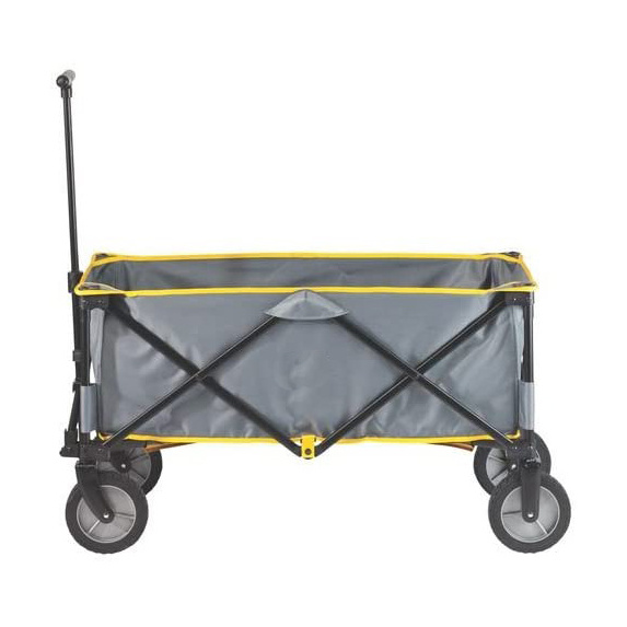 Popular Camping Cart Trail Collapsible Folding Beach Utility Cart Trolley Wagon For Outdoor Garden Beach