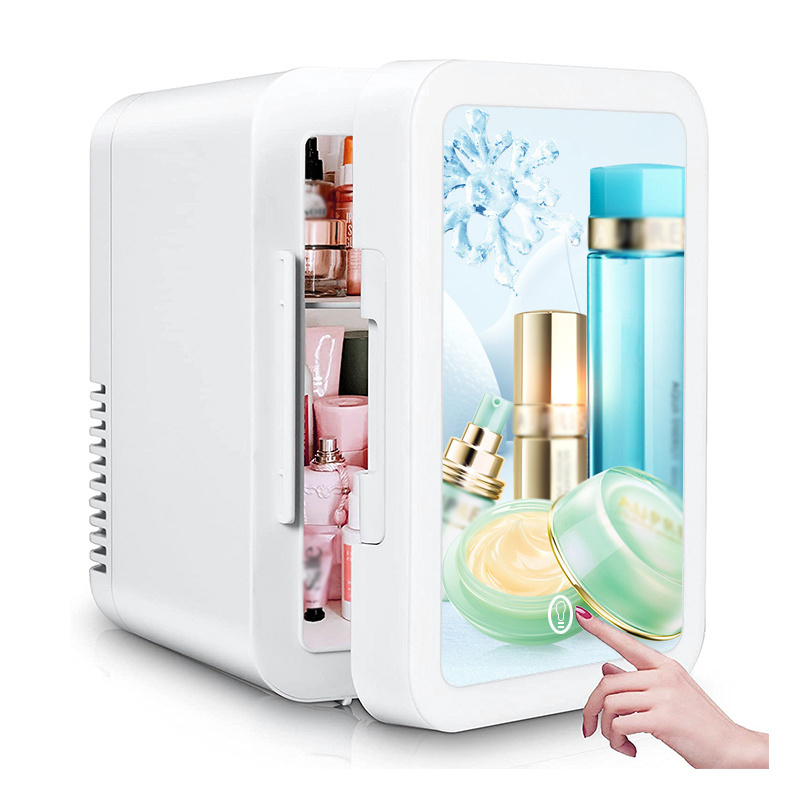 Mini small beauty skin care portable skincare cosmetic car fridge cost hot and cold refrigerators