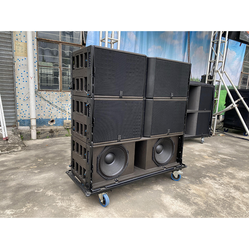 KA-1 dj 15 inch line array empty cabinet professional speaker for outdoor concert