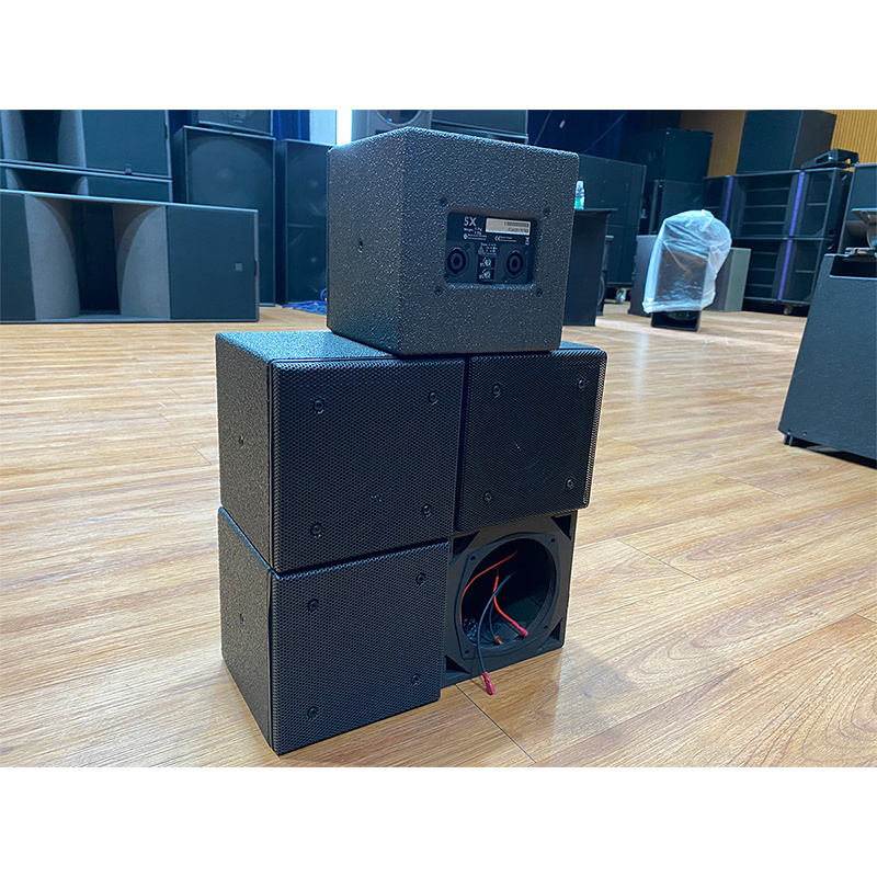 Aoyue 5X 2-way passive professional coaxial neodymium 5-inch line array