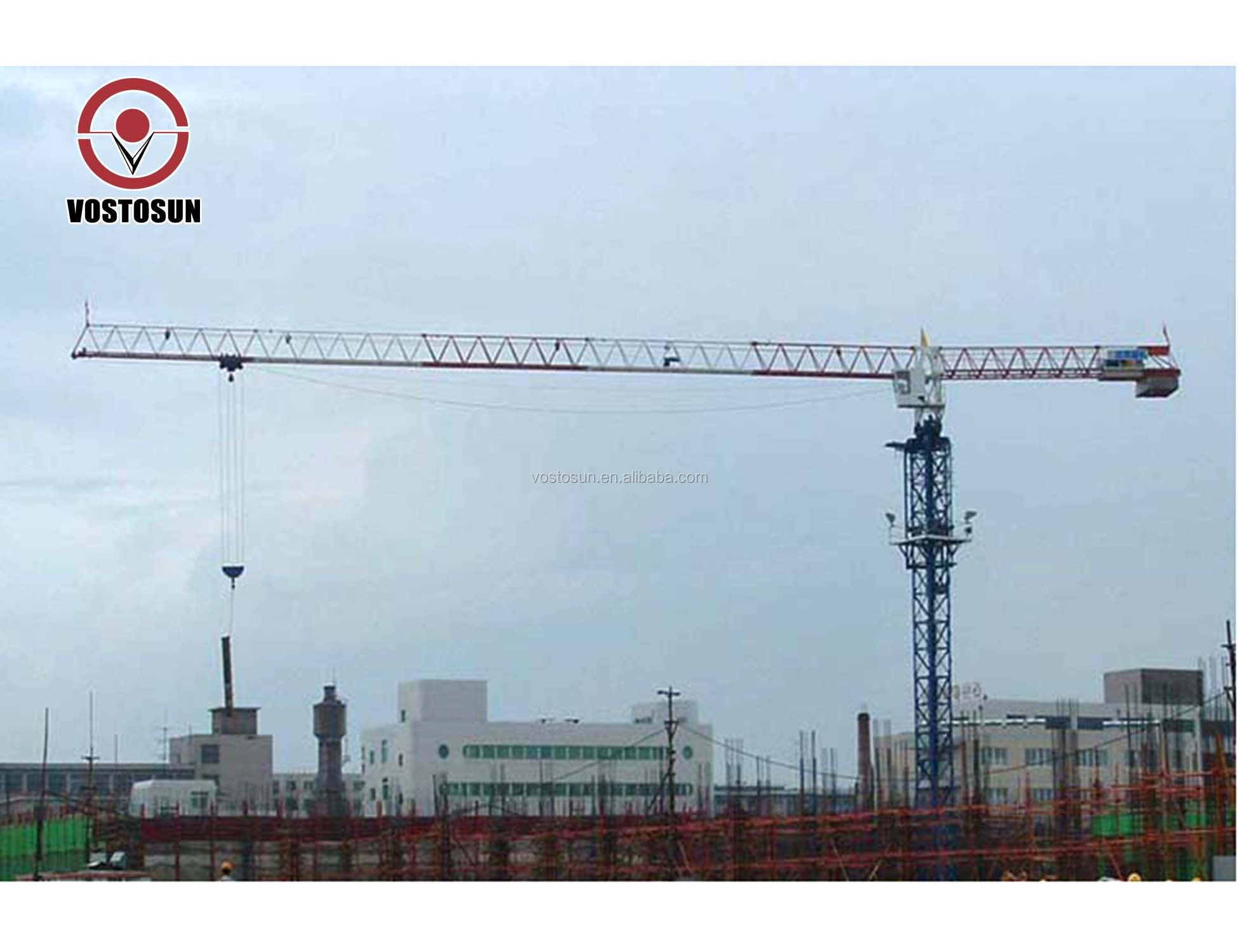 8t Topless Factory Price self erecting tower crane