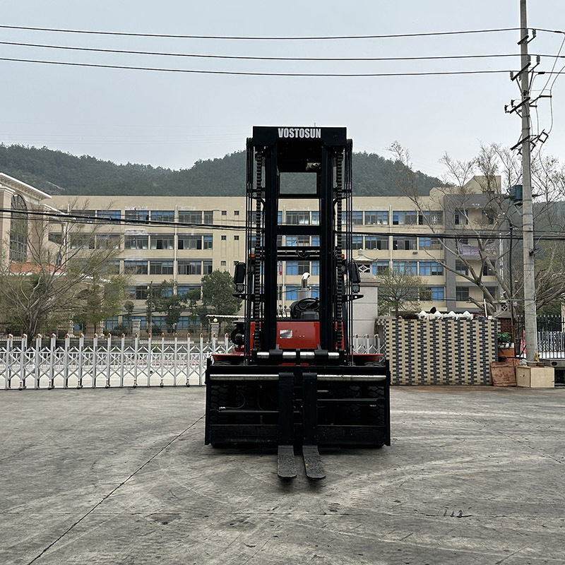 Attachment With Block Clamp Telescopic Telehandler Side Loading Empty Container Handlers Stacker Crane Reach Stack Forklift