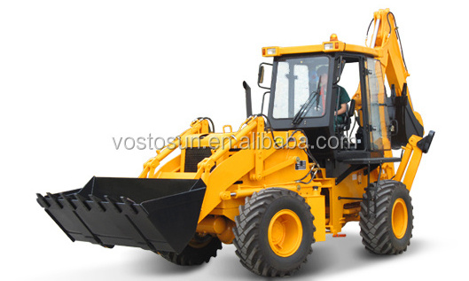 High Performance Loaders 4x4 Chinese Mini Backhoe Loader