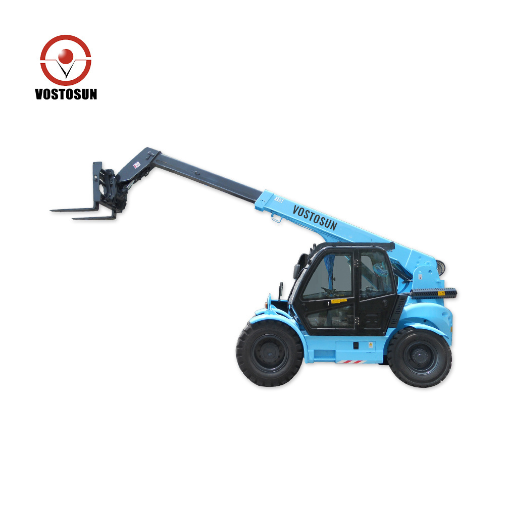 Hot Sale Side Loader Boom Rotating 4wd Rough Terrain Crawler 1.5 Ton Small Compact Telehandler Telescopic Forklift Handler