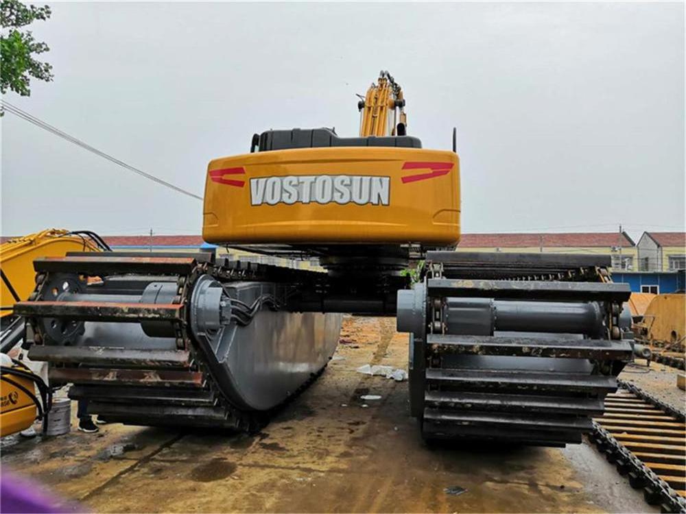 AMPHIBIOUS EXCAVATOR SY265 Operating weight 26500kg; Bucket 1.3cbm amphibious dredge excavator  for sale