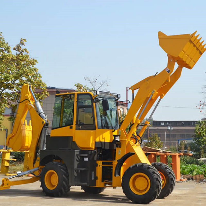 High Performance Loaders 4x4 Chinese Mini Backhoe Loader