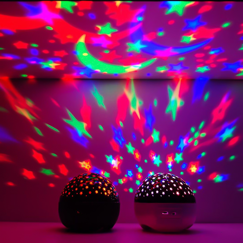 Romantic Stars Speaker Starry Music Player Portable Galaxy Night  RGB Light Gift Girl Wireless Speaker