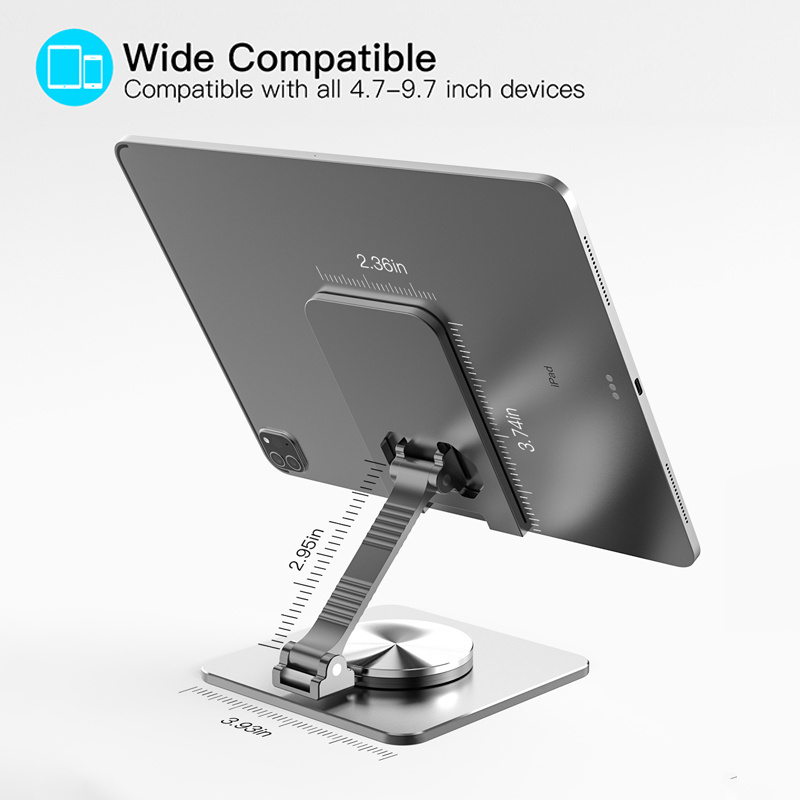 360 Rotation Foldable Phone Stand Portable Mobile Phone rotating Holder for All phone and tablet