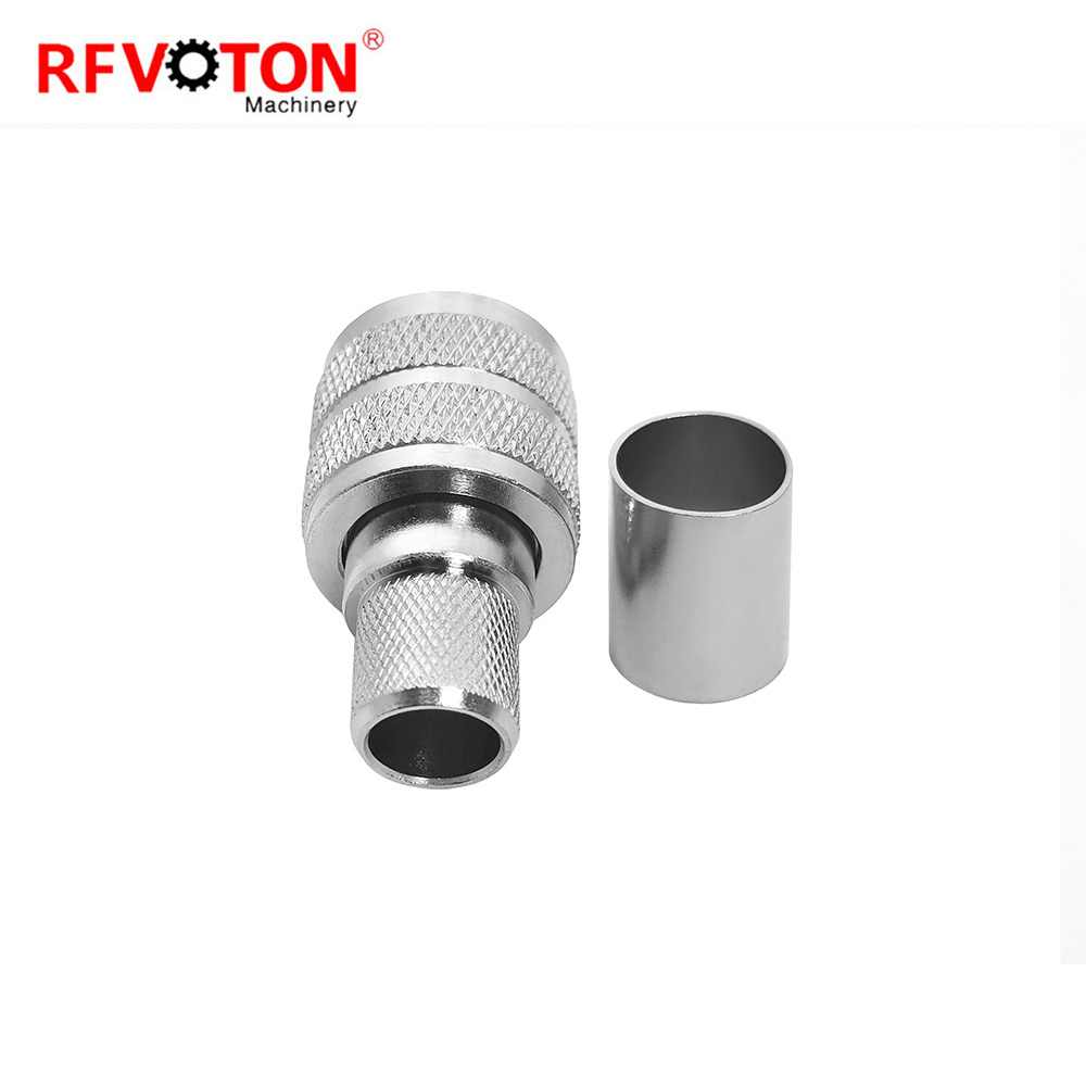 UHF PL259 Male Crimp Connector for Rg8/rg213/rg214 Cable Lmr400 Rf Coaxial Connector CNC Brass PTFE Usb Type C Male to Female