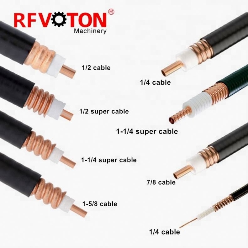 RF Coaxial Cables LMR195 LMR400 50ohm Andrew Heliax Feeder Cable or Polyethylene PVC 1/4