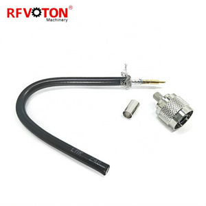 N Type plug crimp Connector for coaxial cable Lmr240 H155 4DFB CONNECTOR