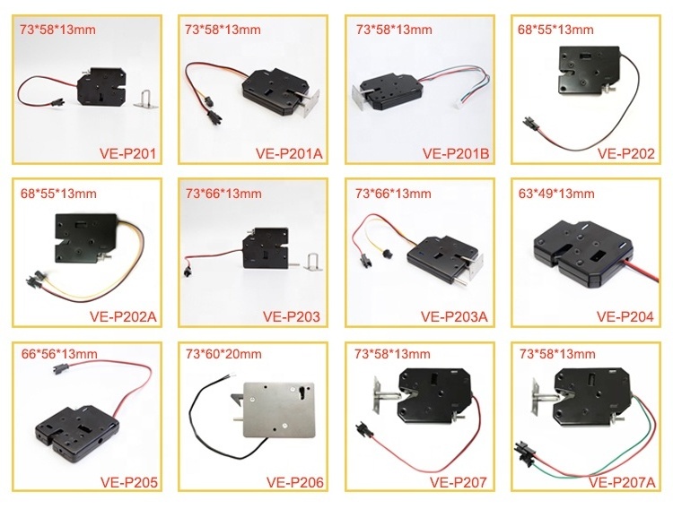 VE-P202 Small 12V Cabinet Electronic Control Key Lock