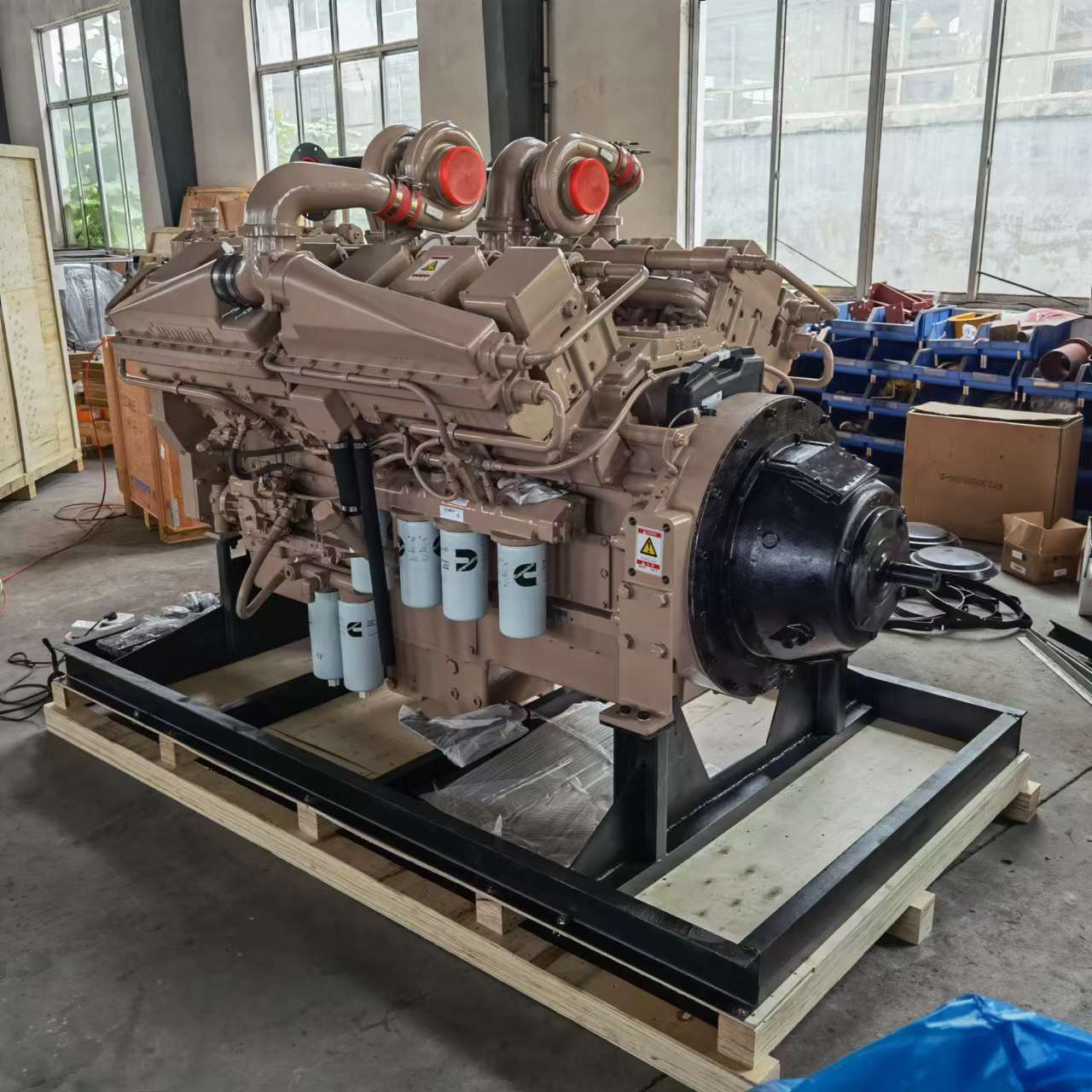 Hot Sale !!! 1200hp 2100rpm Construction Machinery Diesel Engine KTA38-C1200