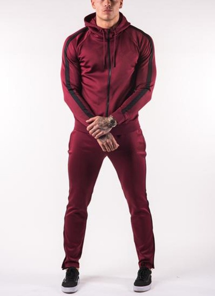 Custom logo blank tracksuits men sports suits wholesale latest design tracksuit for men