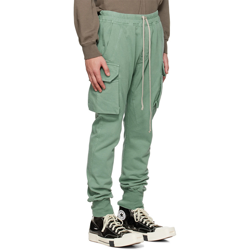 Wholesale Design Soft Cotton Jersey Cargo Pockets Jogger Pants Men Track Pants