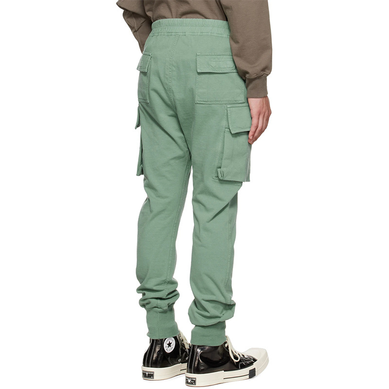 Wholesale Design Soft Cotton Jersey Cargo Pockets Jogger Pants Men Track Pants