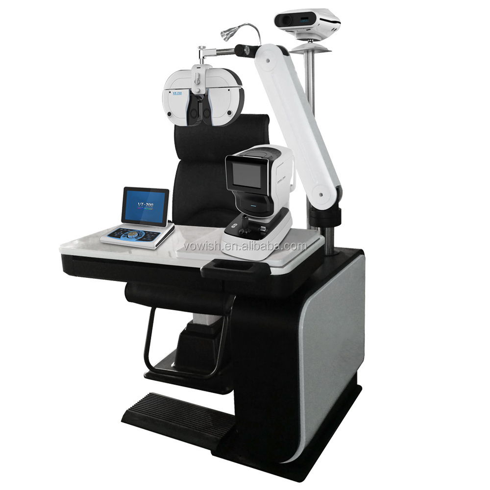 ophthalmic refraction unit combined table CS-700 best selling ophthalmic chair unit