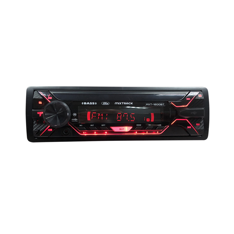 Multimedia Detachable Mechless LCD High Resolution Single DIN Car Stereo Receiver with Built-in USB, SD Card, MP3 & WMA Player