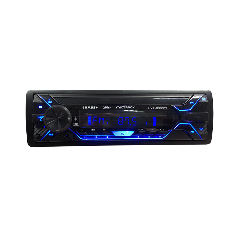 Multimedia Detachable Mechless LCD High Resolution Single DIN Car Stereo Receiver with Built-in USB, SD Card, MP3 & WMA Player