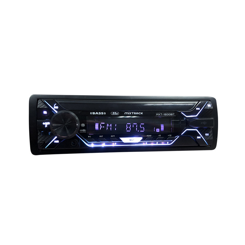 Multimedia Detachable Mechless LCD High Resolution Single DIN Car Stereo Receiver with Built-in USB, SD Card, MP3 & WMA Player