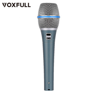 Top quality Supercardioid Dynamic Vocal Wired Microphone for Karaoke Stage Performance Studio Recording