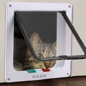 Plastic Acrylic Adjustable Smart Control Flap Interior Pet Cat And Dog Door