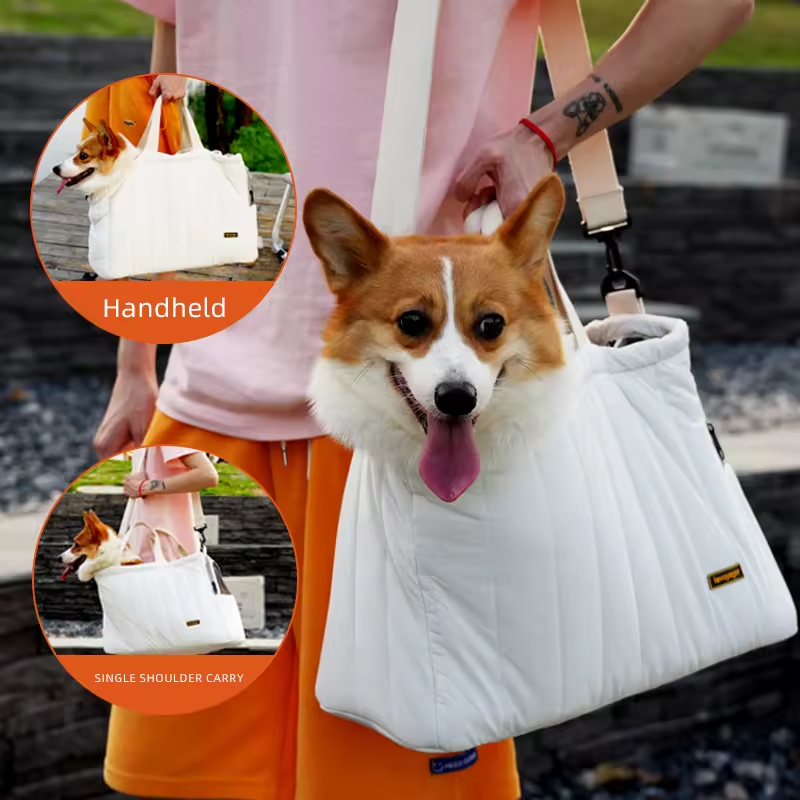 2024 new pet supplies Luxury foldable fashion Weekend Travel Airline Approved Dog Pet Carriers Tote Bag